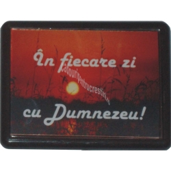 Magnet rama color In fiecare zi cu Dumnezeu!